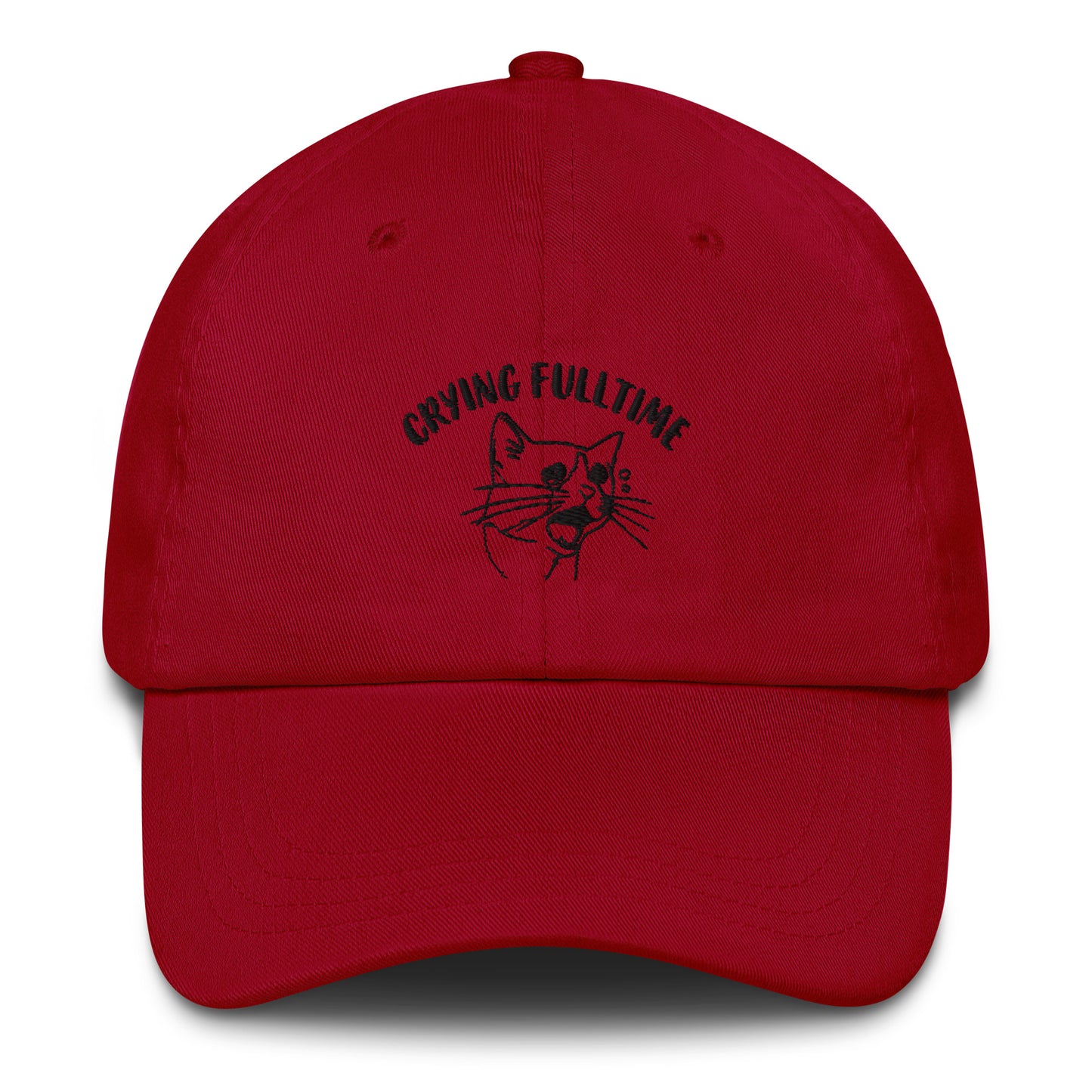Crying Fulltime Baseball Cap