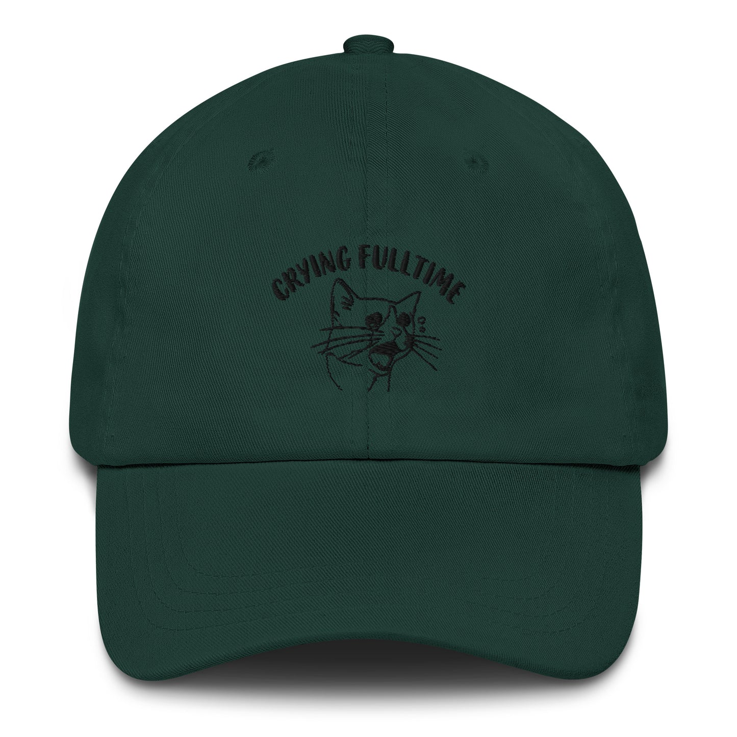 Crying Fulltime Baseball Cap