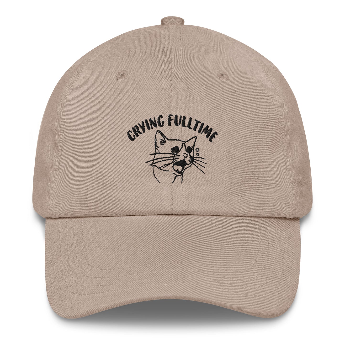 Crying Fulltime Baseball Cap