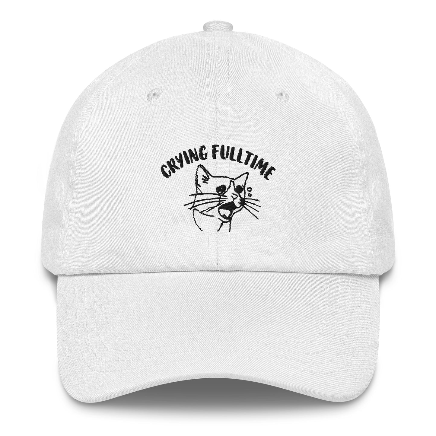 Crying Fulltime Baseball Cap