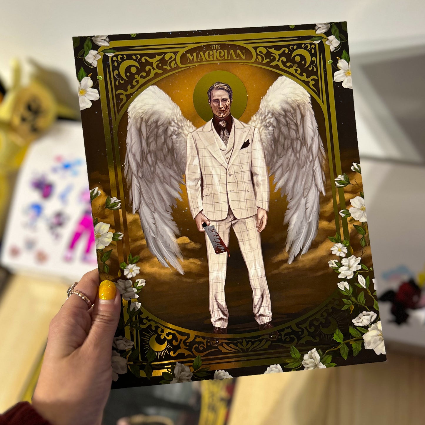 Gold Foil Hannibal & Will Art Print