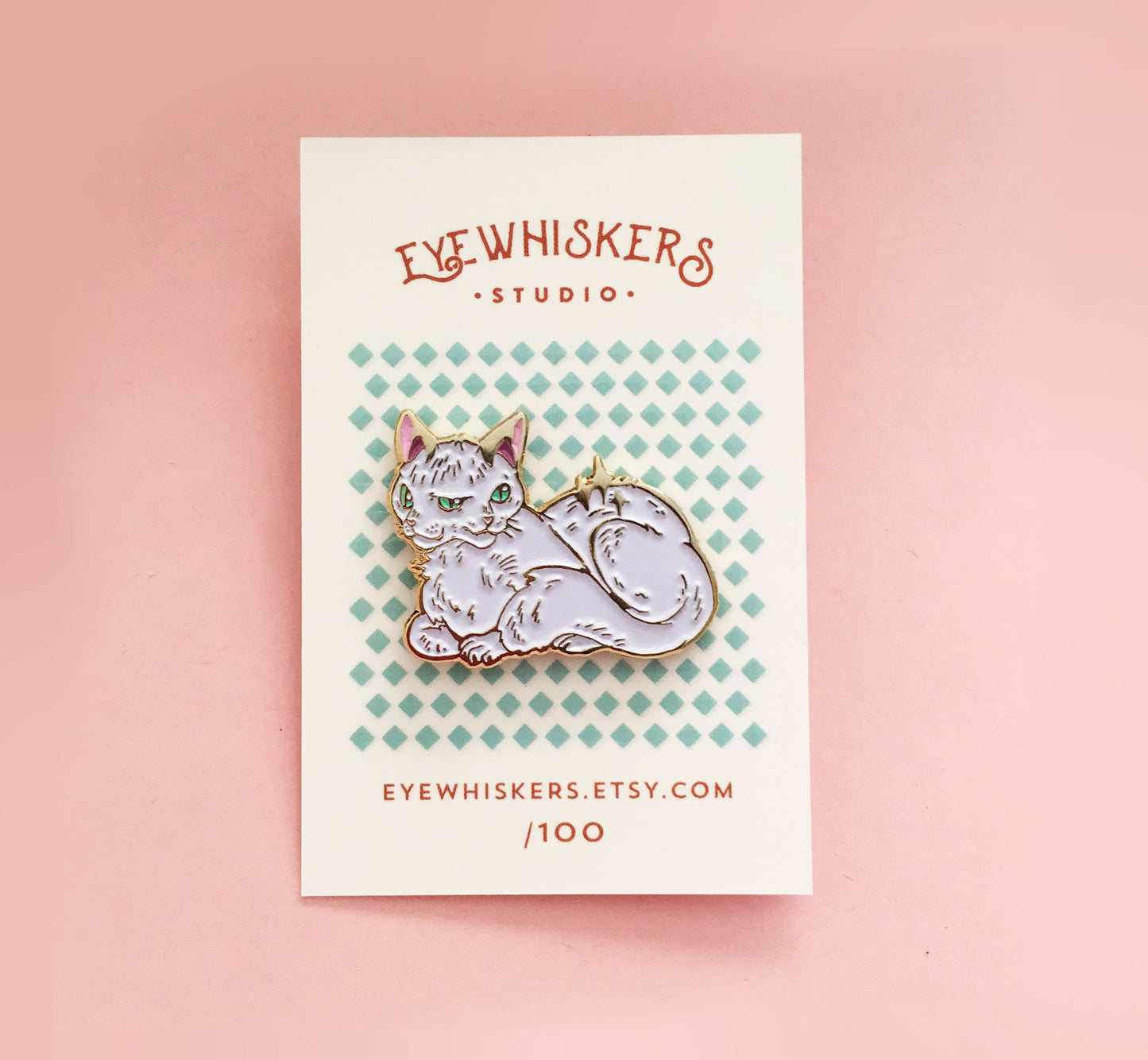 Janus Cat Pin