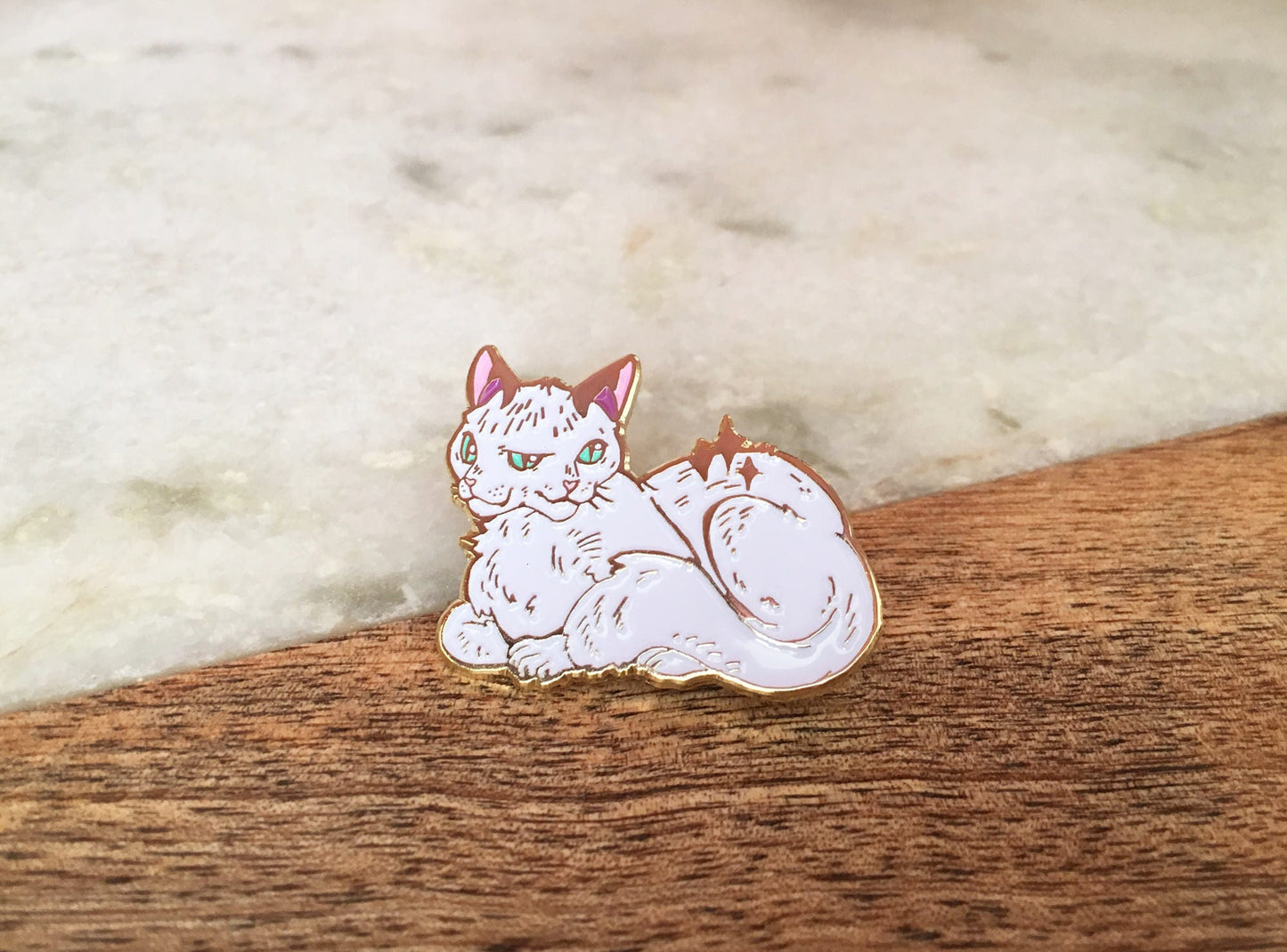 Janus Cat Pin
