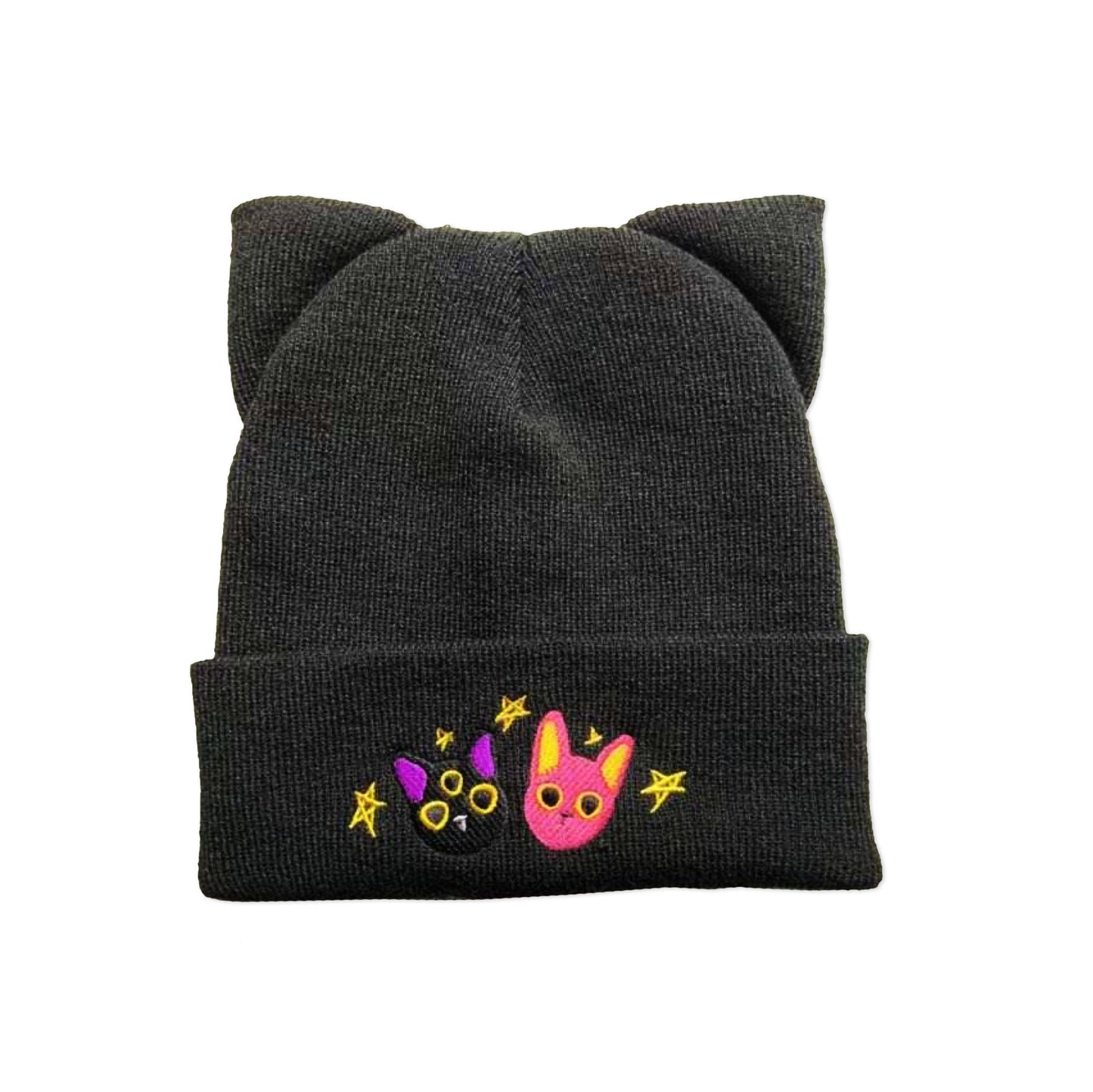 Multicolor Cat Ear Beanie | Eyze & Whiskers