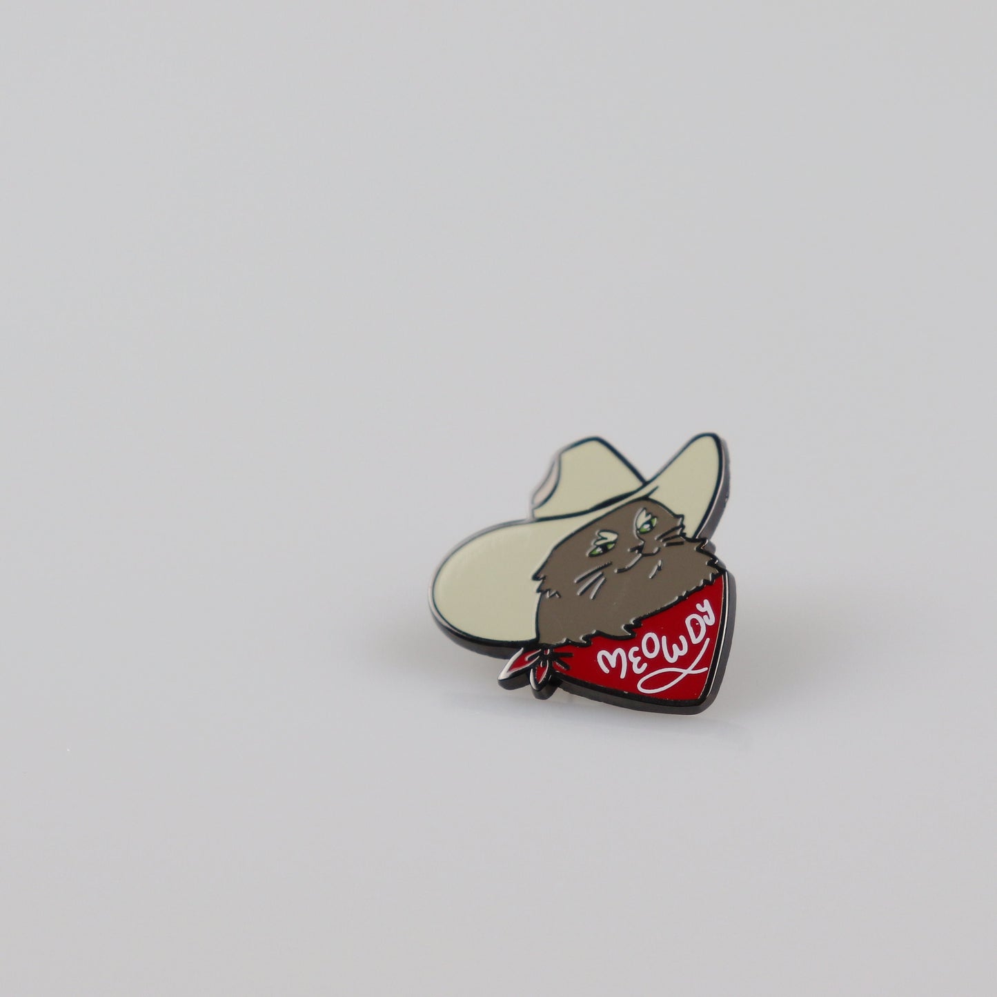 Meowdy Cowboy Cat Pin