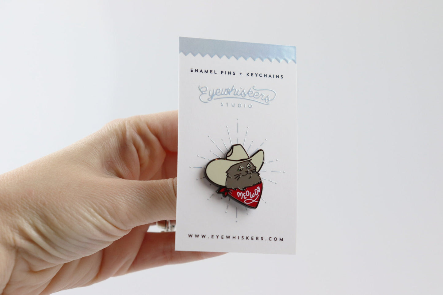 Meowdy Cowboy Cat Pin