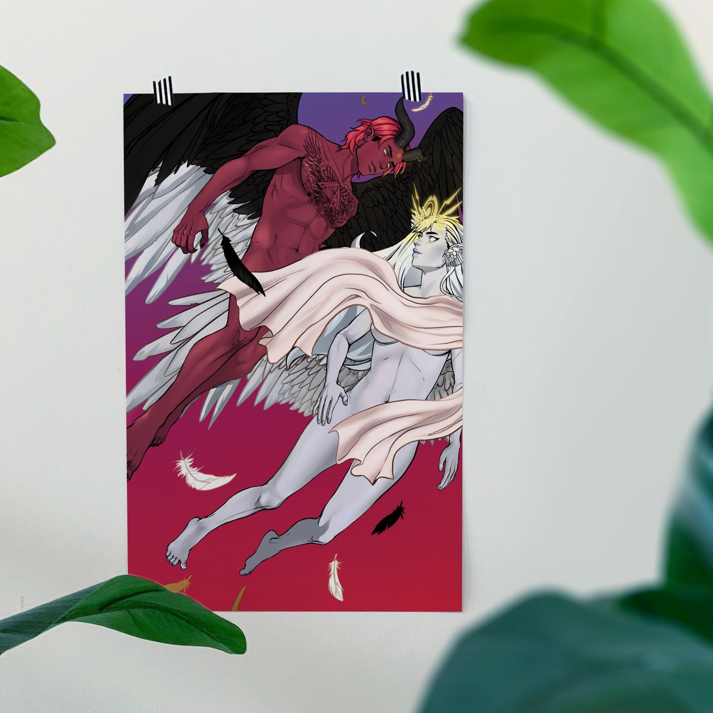 Seraphiel & Anselm Poster | Art Print