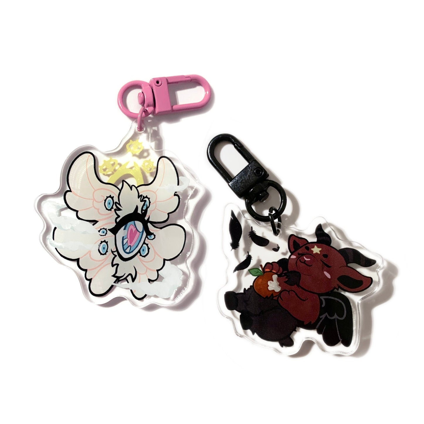 Angel & Demon Keychains