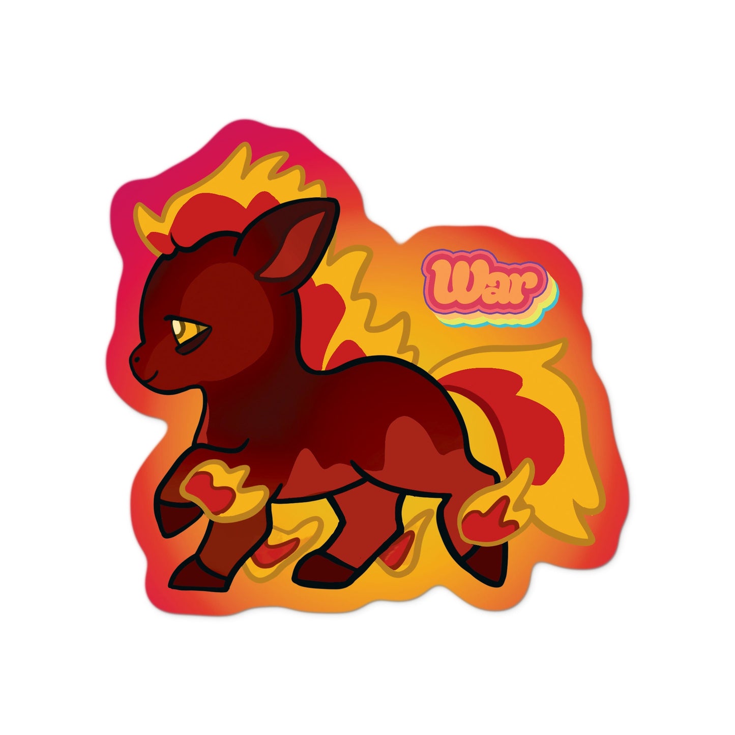 Four Horseman Pony Stickers