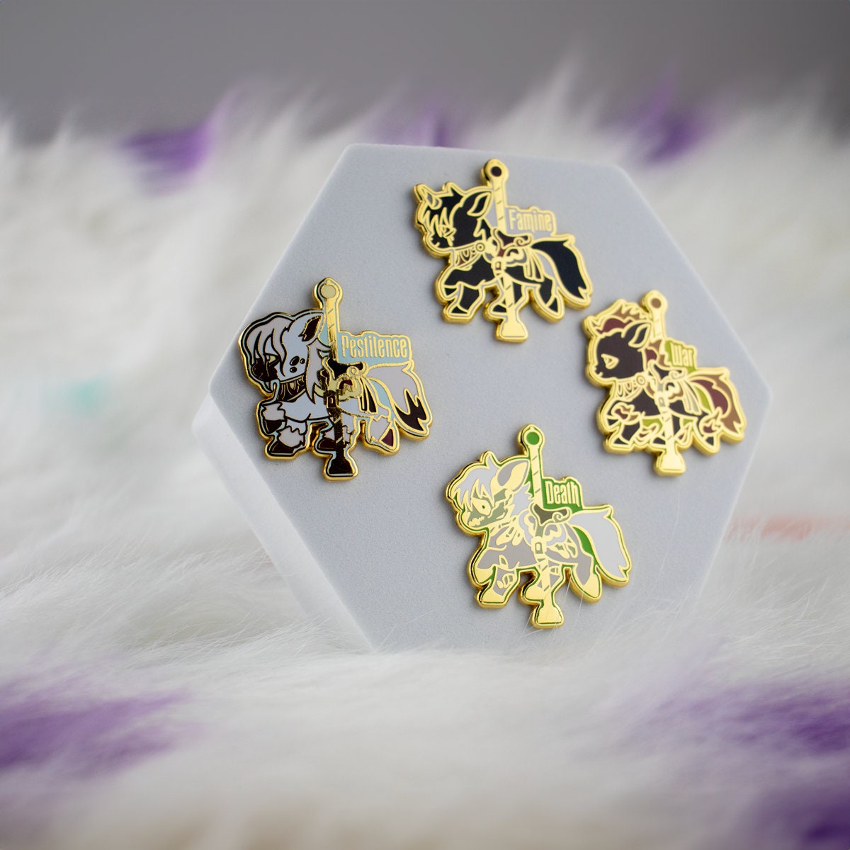 Four Horsemen of the Apocalypse | Carousel Pin Set