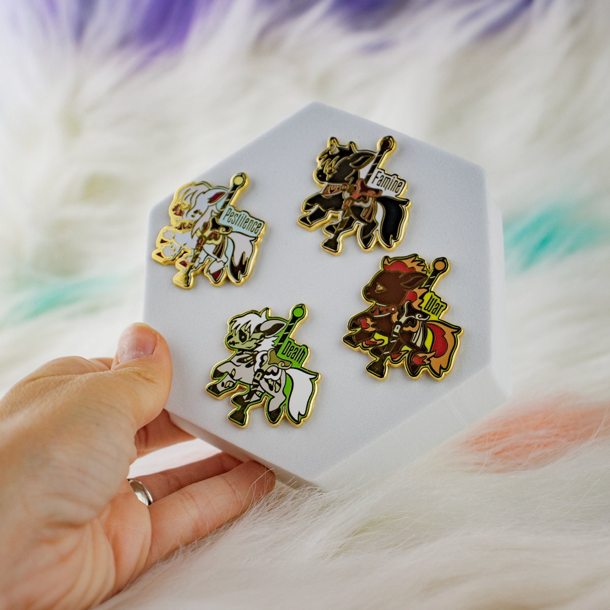 Four Horsemen of the Apocalypse | Carousel Pin Set