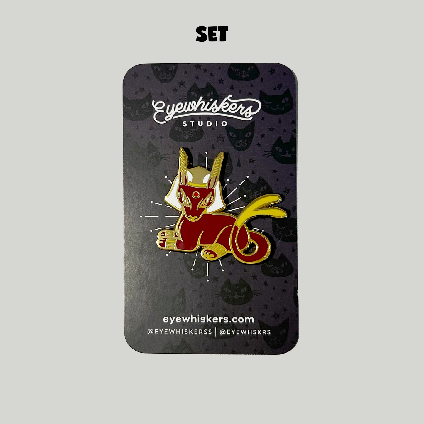 Egyptian Guardian Pin Set