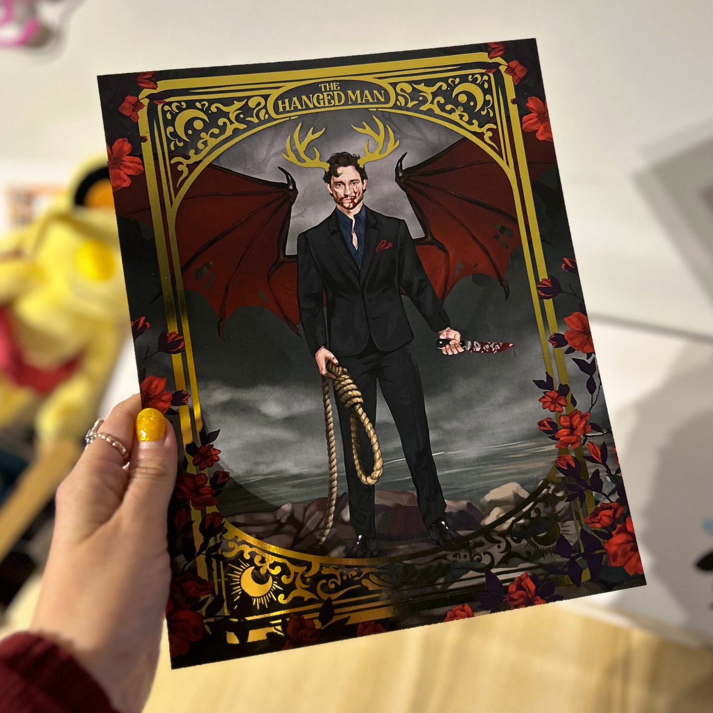 Gold Foil Hannibal & Will Art Print
