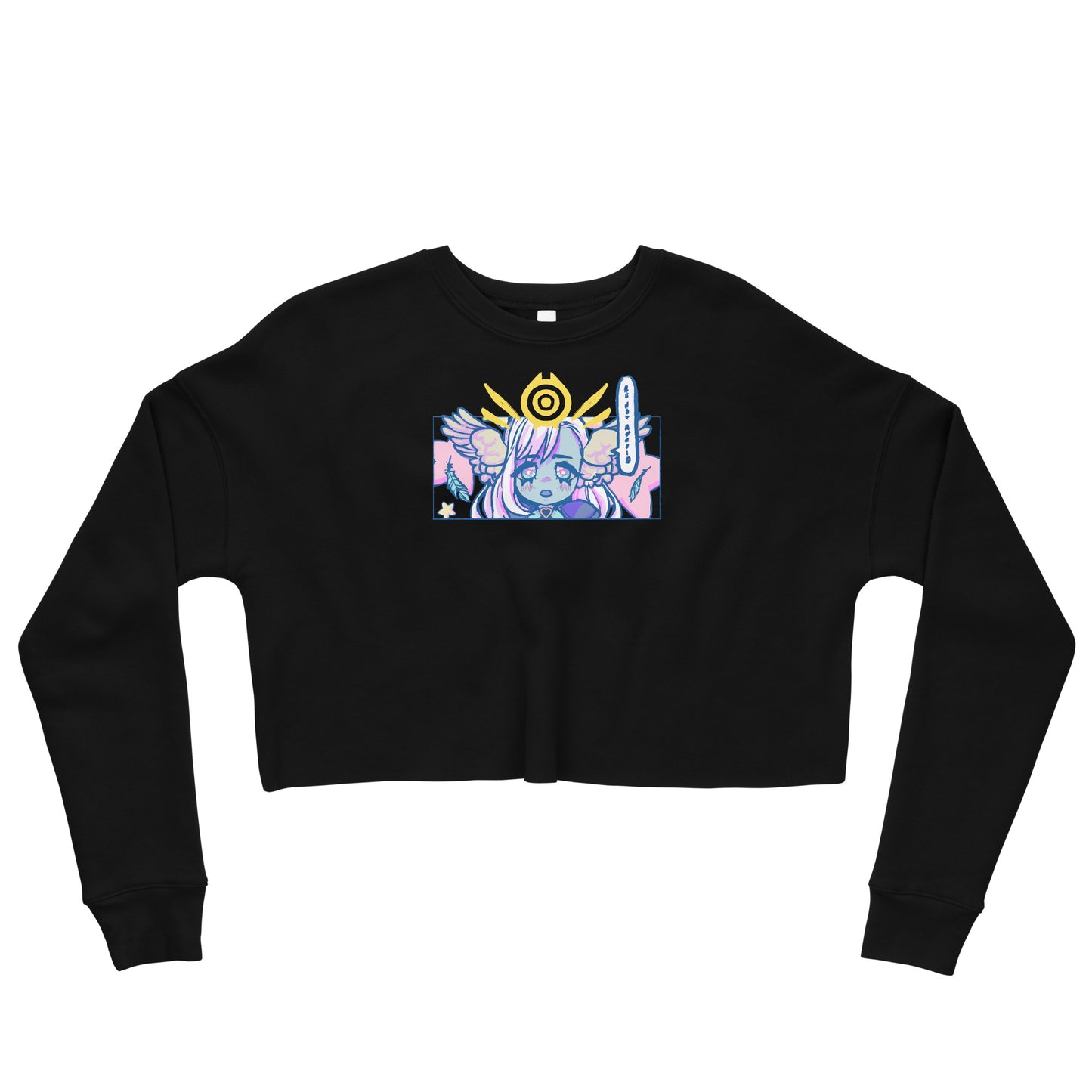 Seraphiel Angel Girl Crop Sweatshirt