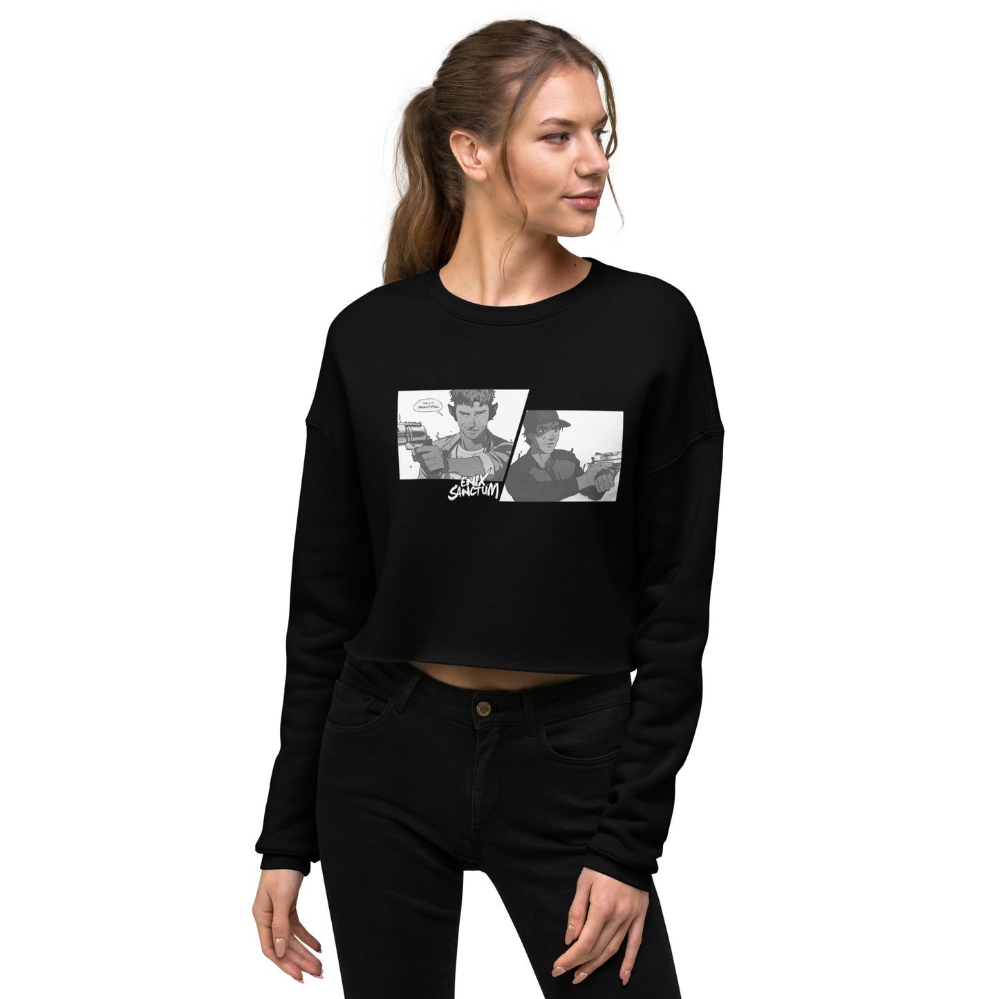 Dallas + Vince Crop Sweatshirt