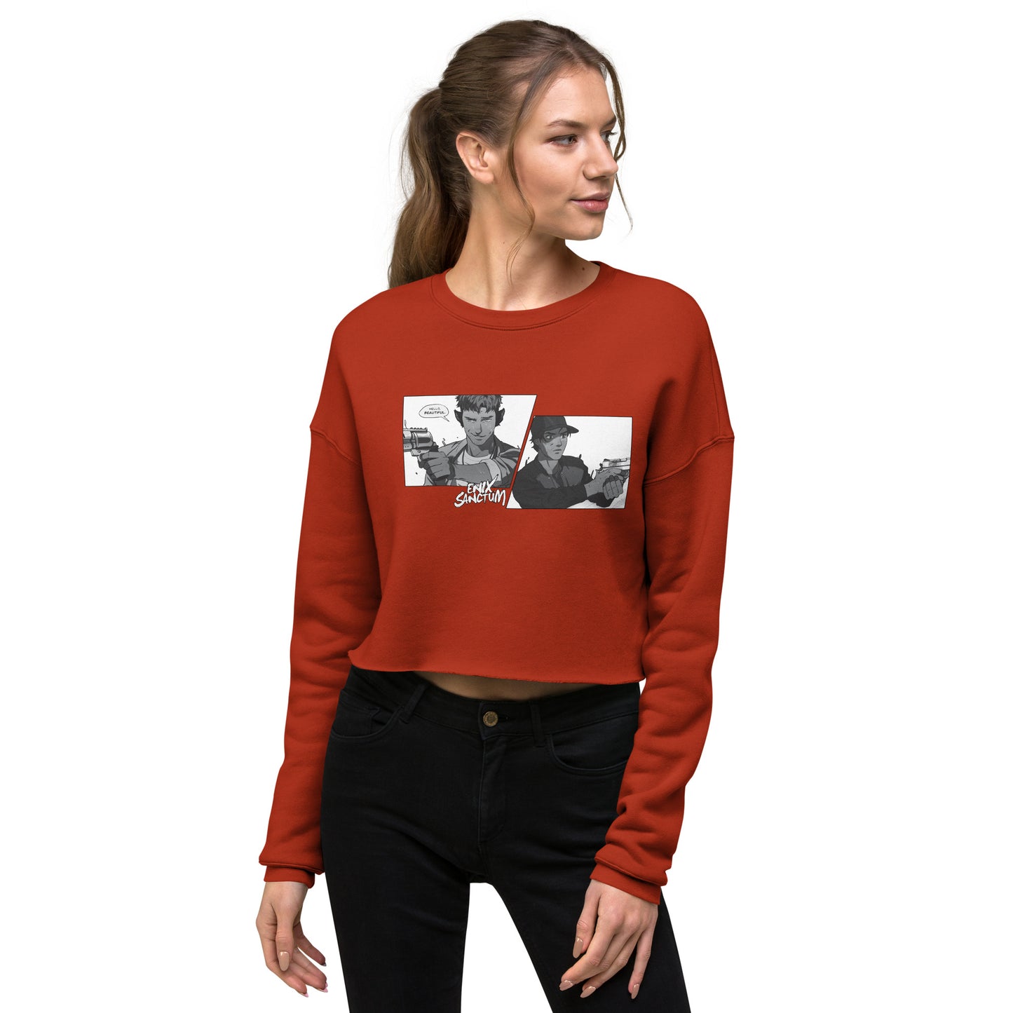 Dallas + Vince Crop Sweatshirt