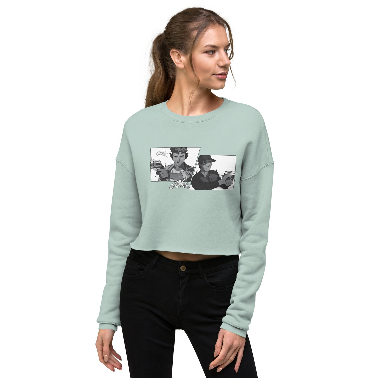 Dallas + Vince Crop Sweatshirt
