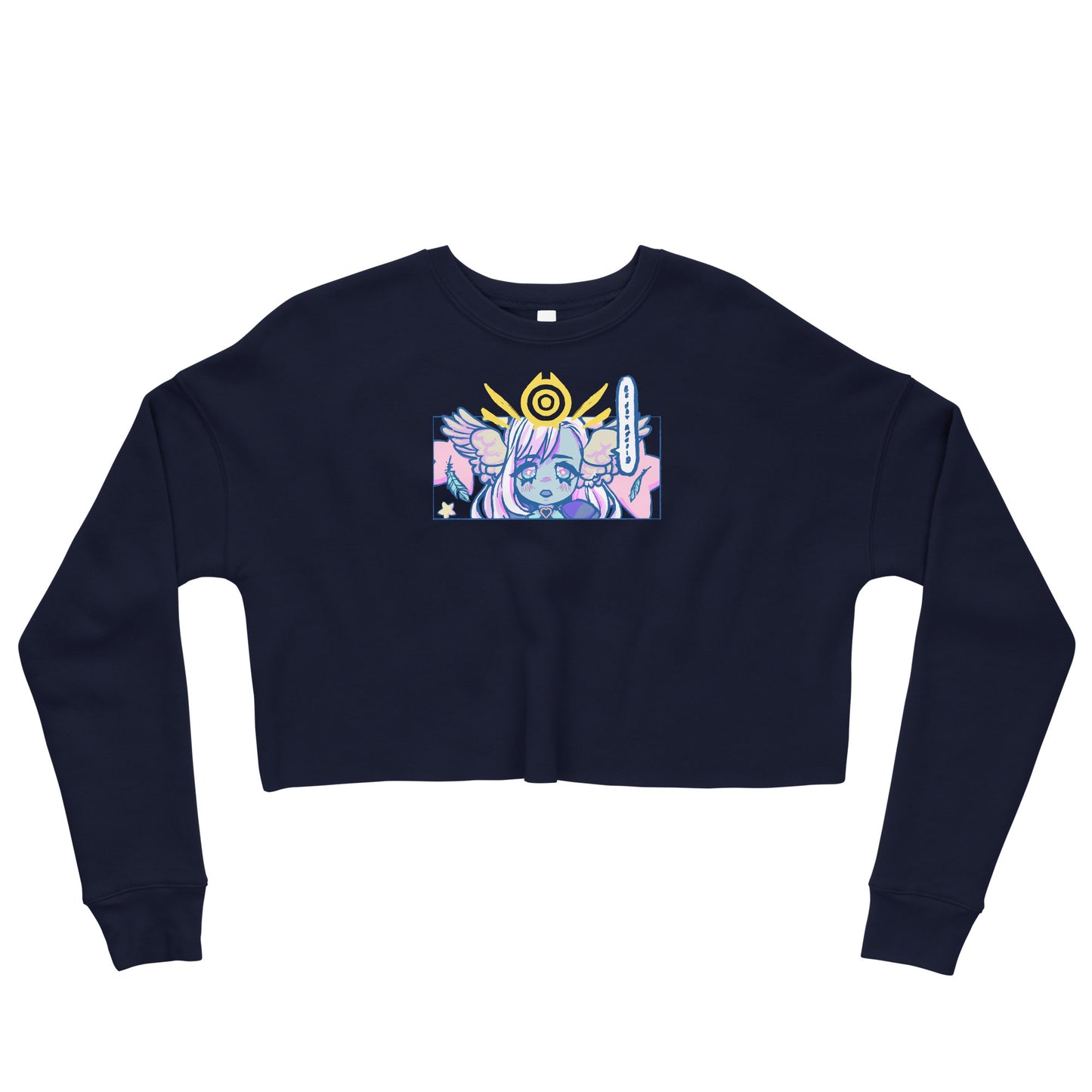 Seraphiel Angel Girl Crop Sweatshirt