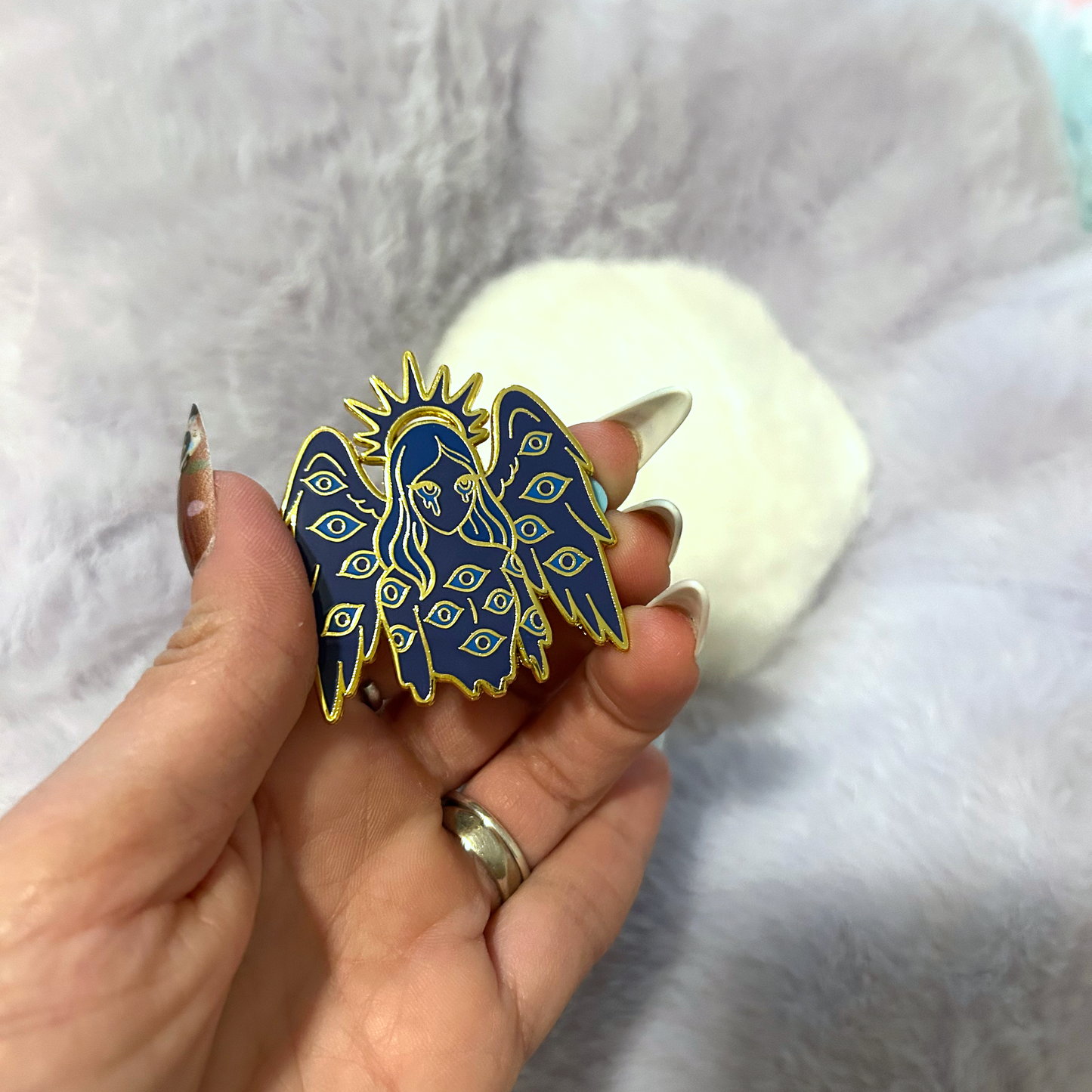 ✦ Tears of Blue Angel Pin ✦
