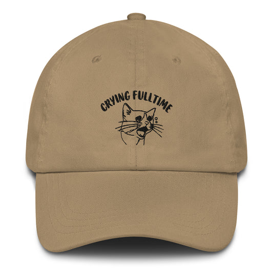 Crying Fulltime Baseball Cap