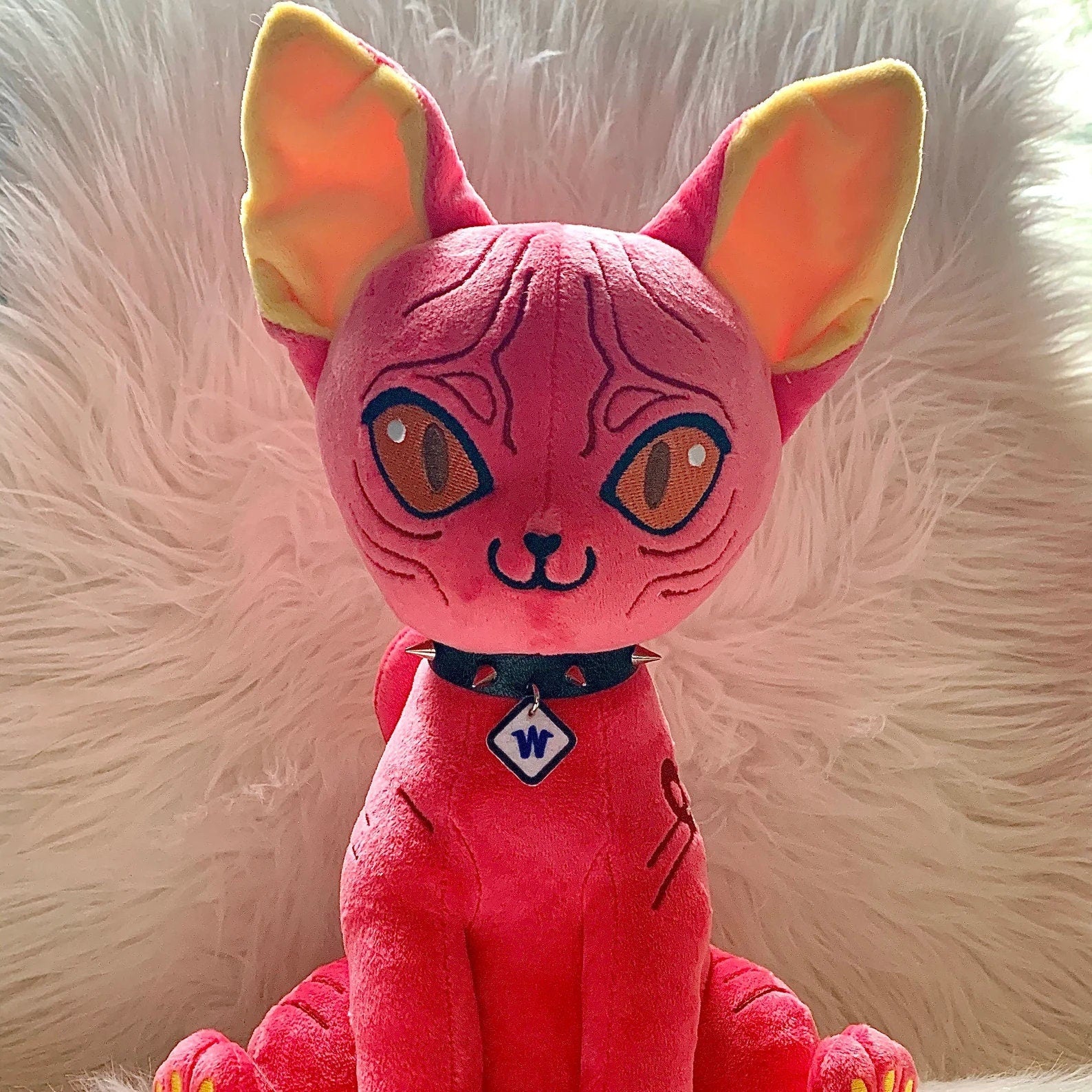 Whiskers Sphynx Cat Plush WhiskersClub