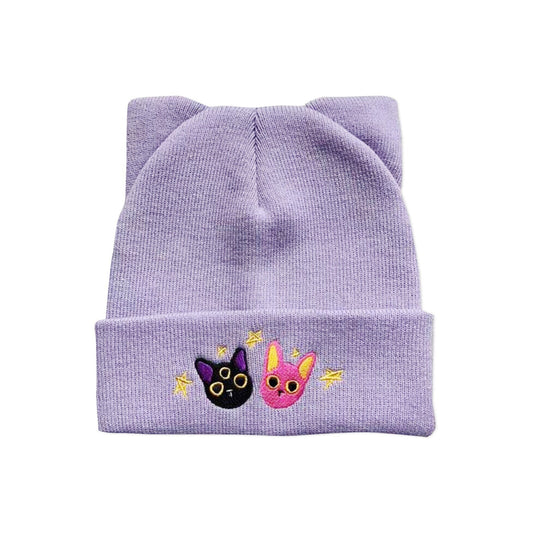 Multicolor Cat Ear Beanie | Eyze & Whiskers