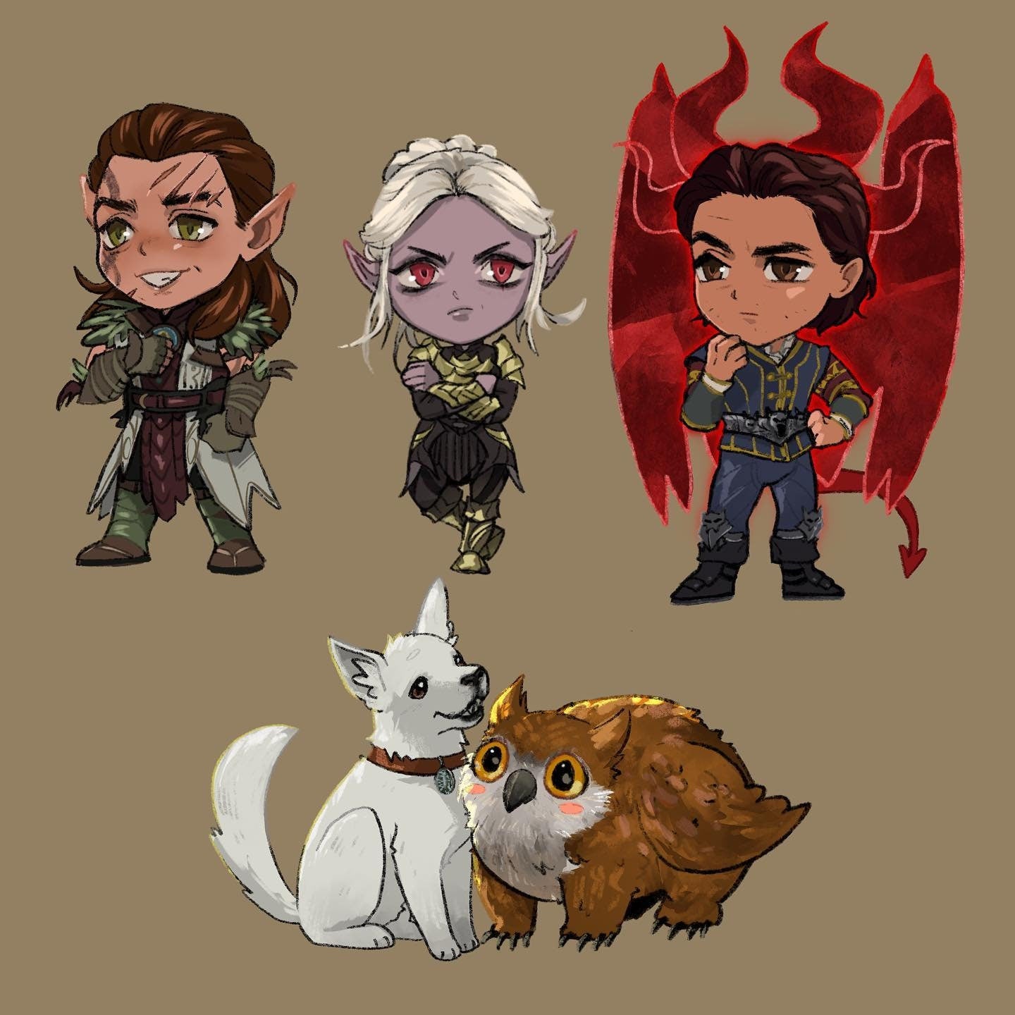 Baldur's Gate 3 Sticker Pack