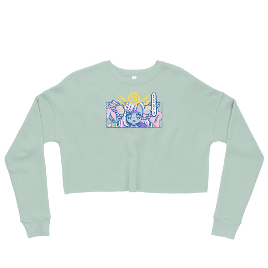 Seraphiel Angel Girl Crop Sweatshirt